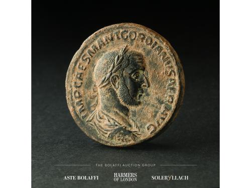 IMPERIO ROMANO. Sestercio. 238 d.C. GORDIANO II EL AFRICANO.