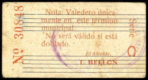 ANDALUCÍA. 25 Céntimos. Ay. de BAEZA (Jaén). Mont-217B; RGH-