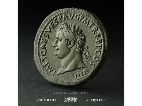 IMPERIO ROMANO. Sestercio. 79-81 d. C. TITO. Anv.: IMP. T. C