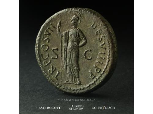 IMPERIO ROMANO. Sestercio. 81-96 d.C. DOMICIANO. Anv.: IMP. 