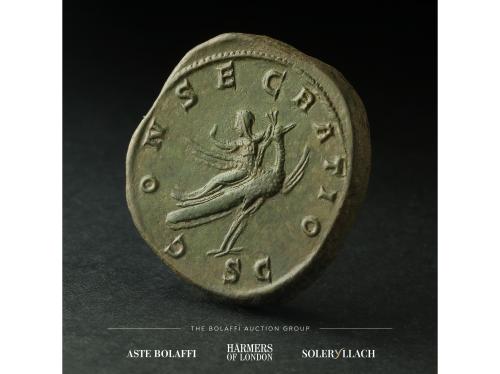 IMPERIO ROMANO. Sestercio. 236-238 d.C. PAULINA. Anv.: DIVA 