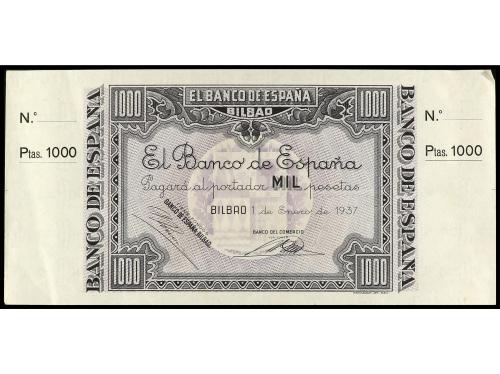 GUERRA CIVIL, ZONA REPUBLICANA. Lote 7 billetes 5 (2), 100 (