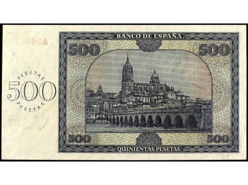 ESTADO ESPAÑOL. 500 Pesetas. 21 Noviembre 1936. Catedral de 
