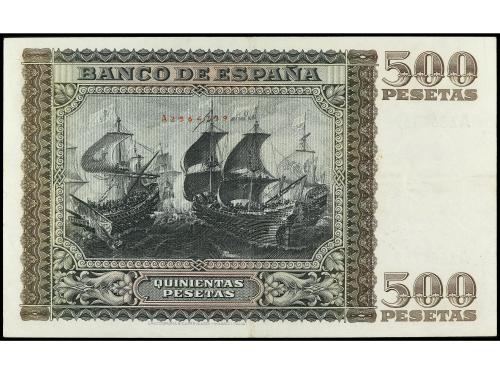 ESTADO ESPAÑOL. 500 Pesetas. 9 Enero 1940. Juan de Austria. 