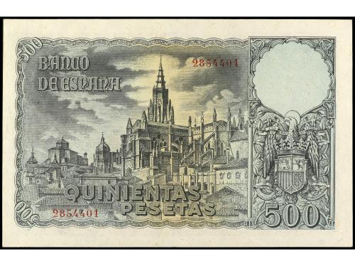 ESTADO ESPAÑOL. 500 Pesetas. 21 Octubre 1940. Entierro del C