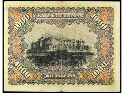 BANCO DE ESPAÑA. 1.000 Pesetas. 15 julio 1907. Palacio Real 