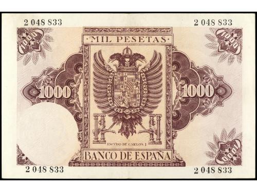 ESTADO ESPAÑOL. 1.000 Pesetas. 21 Octubre 1940. Carlos I. Ed