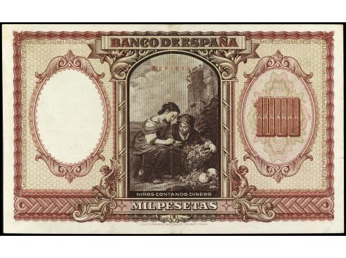 ESTADO ESPAÑOL. 1.000 Pesetas. 9 Enero 1940. Murillo. Ed-440