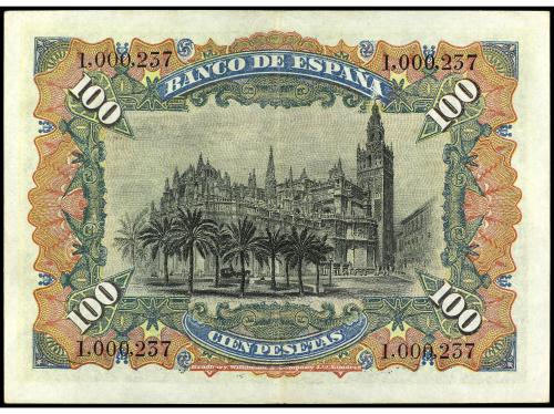 BANCO DE ESPAÑA. 100 Pesetas. 15 Julio 1907. Catedral de Sev