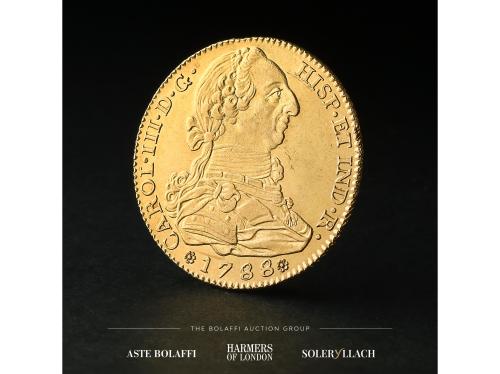 CARLOS III. 4 Escudos. 1788. MADRID. M. Anv.: Busto a derech