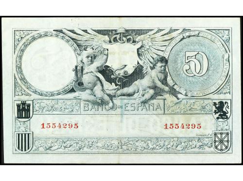 BANCO DE ESPAÑA. 50 Pesetas. 19 Marzo 1905. Echegaray. (Leve