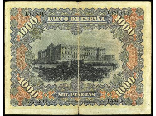 BANCO DE ESPAÑA. 1.000 Pesetas. 15 Julio 1907. Palacio Real 