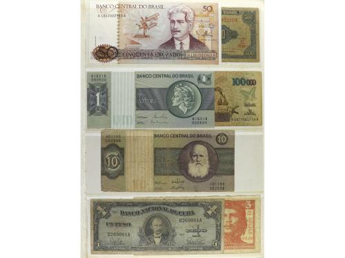 BILLETES EXTRANJEROS. Lote Más de 200 billetes. DIEFRENTES P