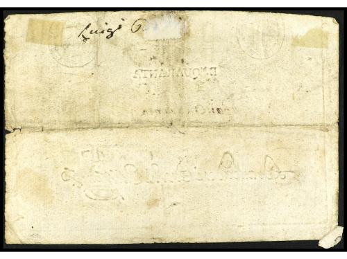 BILLETES EXTRANJEROS. 40 Baiocchi. 1798. ESTADOS ITALIANOS. 