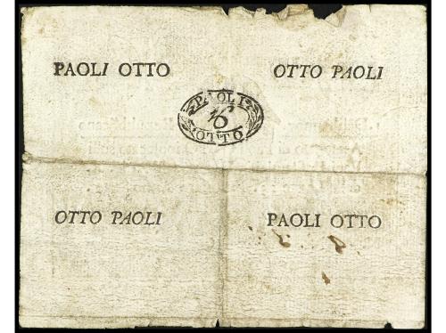BILLETES EXTRANJEROS. 8 Paoli. ESTADOS ITALIANOS. VATICANO. 