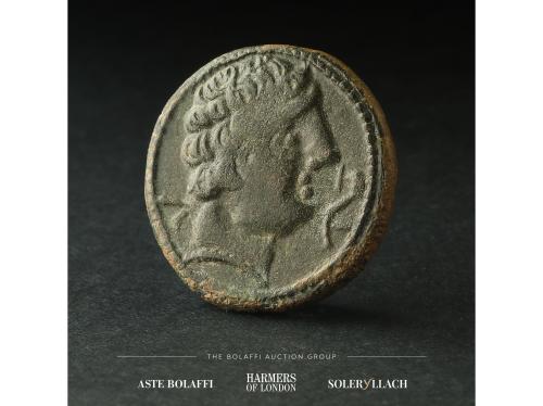 MONEDAS HISPÁNICAS. As. 120-20 a.C. LETAISAMA (Ledesma de la
