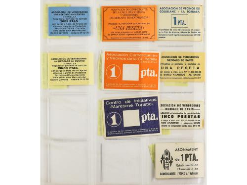 FICHAS COOPERATIVAS Y PROPAGANDA. Lote 58 fichas y vales. Mu