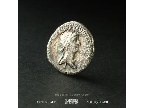 IMPERIO ROMANO. Denario. 32 a.C. CLEOPATRA y MARCO ANTONIO. 