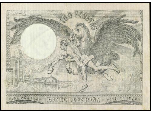 BANCO DE ESPAÑA. 100 Pesetas. 1 Julio 1903. Fogonero. MUY RA