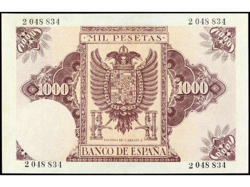 ESTADO ESPAÑOL. 1.000 Pesetas. 21 Octubre 1940. Carlos I. Ed