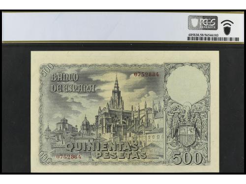 ESTADO ESPAÑOL. Lote 2 billetes 500 Pesetas. 21 Octubre 1940