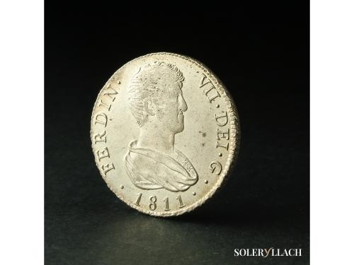 FERNANDO VII. 4 Reales. 1811. VALENCIA. S.G. 13,36 grs. Acuñ