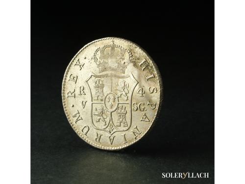 FERNANDO VII. 4 Reales. 1811. VALENCIA. S.G. 13,36 grs. Acuñ