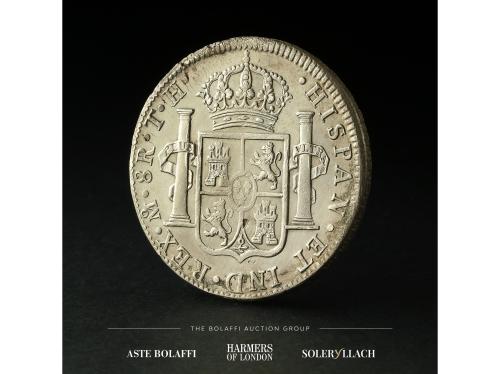 CARLOS IV. 8 Reales. 1805. MÉXICO. T.H. Encapsulada por PCG