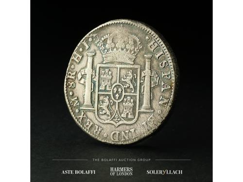 FERNANDO VII. 8 Reales. 1810. MÉXICO. H.J. Anv.: Busto imagi