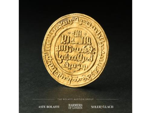 ALMORÁVIDES. Dinar. 518 d.H/ 1225 d.C. ALI IBN YUSUF. ISHBIL