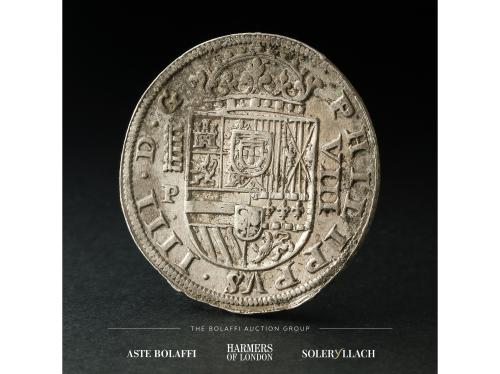 FELIPE IV. 8 Reales. 1630. SEGOVIA. P. Anv.: Escudo de armas