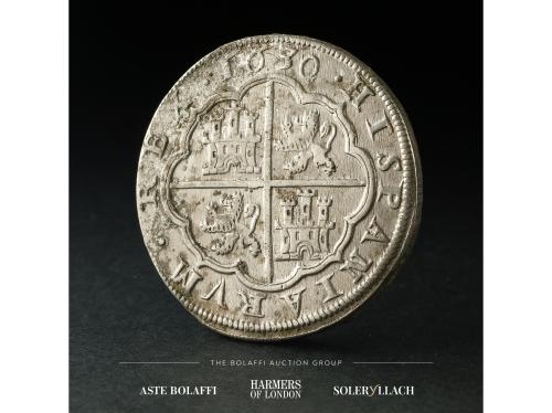FELIPE IV. 8 Reales. 1630. SEGOVIA. P. Anv.: Escudo de armas