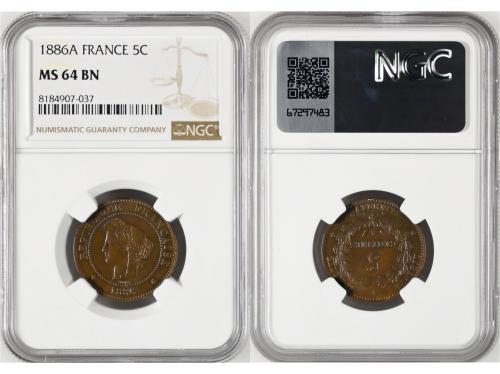 LOTES Y COLECCIONES EXTRANJERO. Lote 9 monedas. S. XIX y XX.