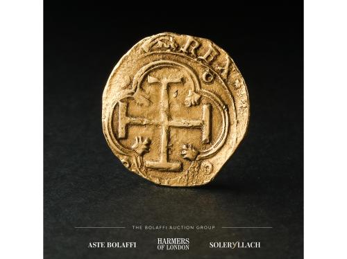 FELIPE III. 2 Escudos. (1608). TOLEDO. C. Anv.: T entre círc