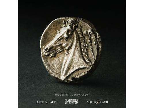 MONEDAS GRIEGAS. Tetradracma. 320/15-300 a.C. SICULO-PUNICO.