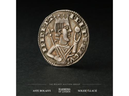 ESTADOS ITALIANOS. Grosso da 6 Denari. FEDERICO II (1250-128