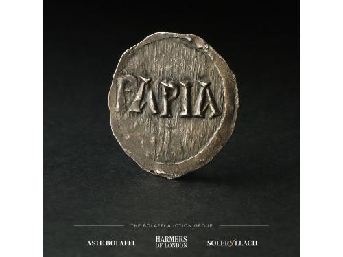 ESTADOS ITALIANOS. Denaro. LOTARIO I (840-855). PAVIA. Anv.: