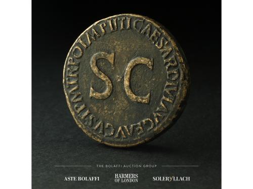 IMPERIO ROMANO. Sestercio. 22-23 d.C. TIBERIO. Anv.: CIVITAT