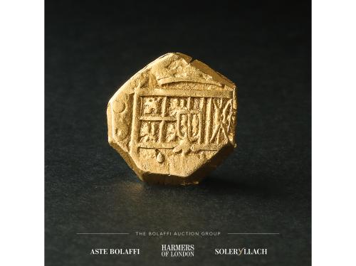 FELIPE III. 1 Escudo. (SEVILLA). D. Anv.: Escudo de armas co
