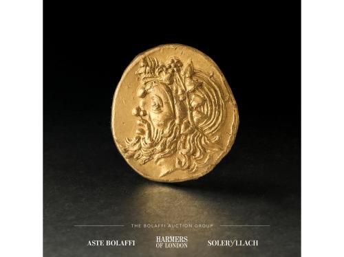 MONEDAS GRIEGAS. Estátera. 340-320 a.C. PANTIKAPAION, BÓSFOR
