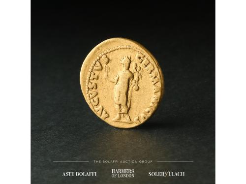 IMPERIO ROMANO. Áureo. 64-65 d.C. NERÓN. ROMA. Anv.: NERO CA