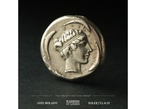 MONEDAS GRIEGAS. Tetradracma. 440-430 a.C. II DEMOCRACIA. SI