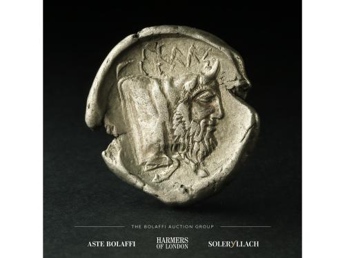 MONEDAS GRIEGAS. Tetradracma. 440-430 a.C. SICILIA. GELA. An