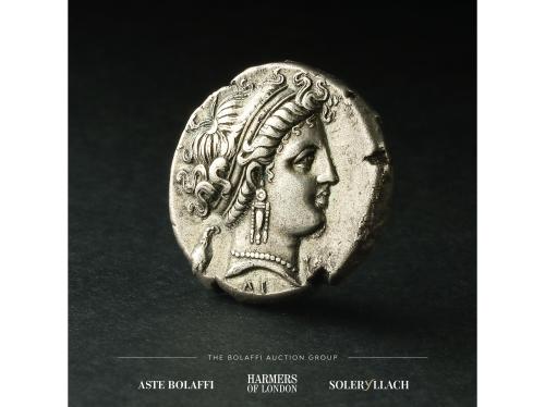MONEDAS GRIEGAS. Nomos o Didracma. 320-300 a.C. NEAPOLIS. CA