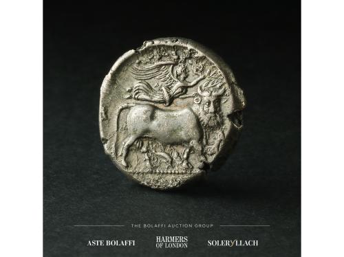 MONEDAS GRIEGAS. Nomos o Didracma. 320-300 a.C. NEAPOLIS. CA