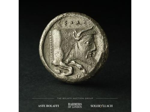 MONEDAS GRIEGAS. Tetradracma. 480/75-475/70 a.C. SICILIA. GE