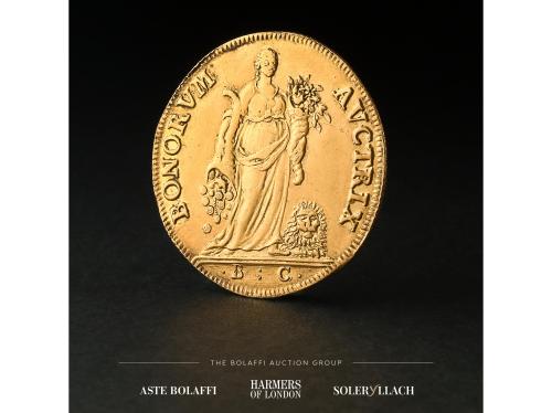 ESTADOS ITALIANOS. Osella da 4 Zecchini Anno I. 1779. PAOLO 