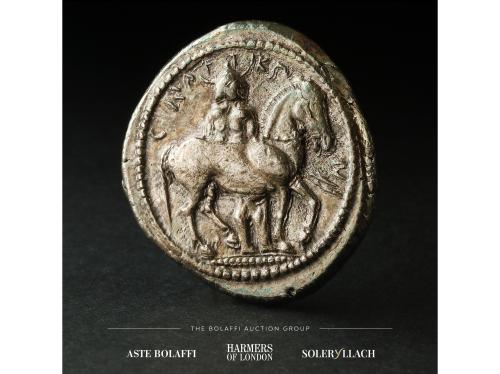 MONEDAS GRIEGAS. Octodracma. 475-465 a.C. TRIBUS DE LOS BISA