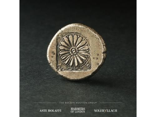MONEDAS GRIEGAS. Dracma. 480-400 a.C. ERITRAS. JONIA. Anv.: 