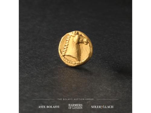 MONEDAS GRIEGAS. 1/8 Estátera. 350-320 a.C. CARTAGO. ZEUGITA
